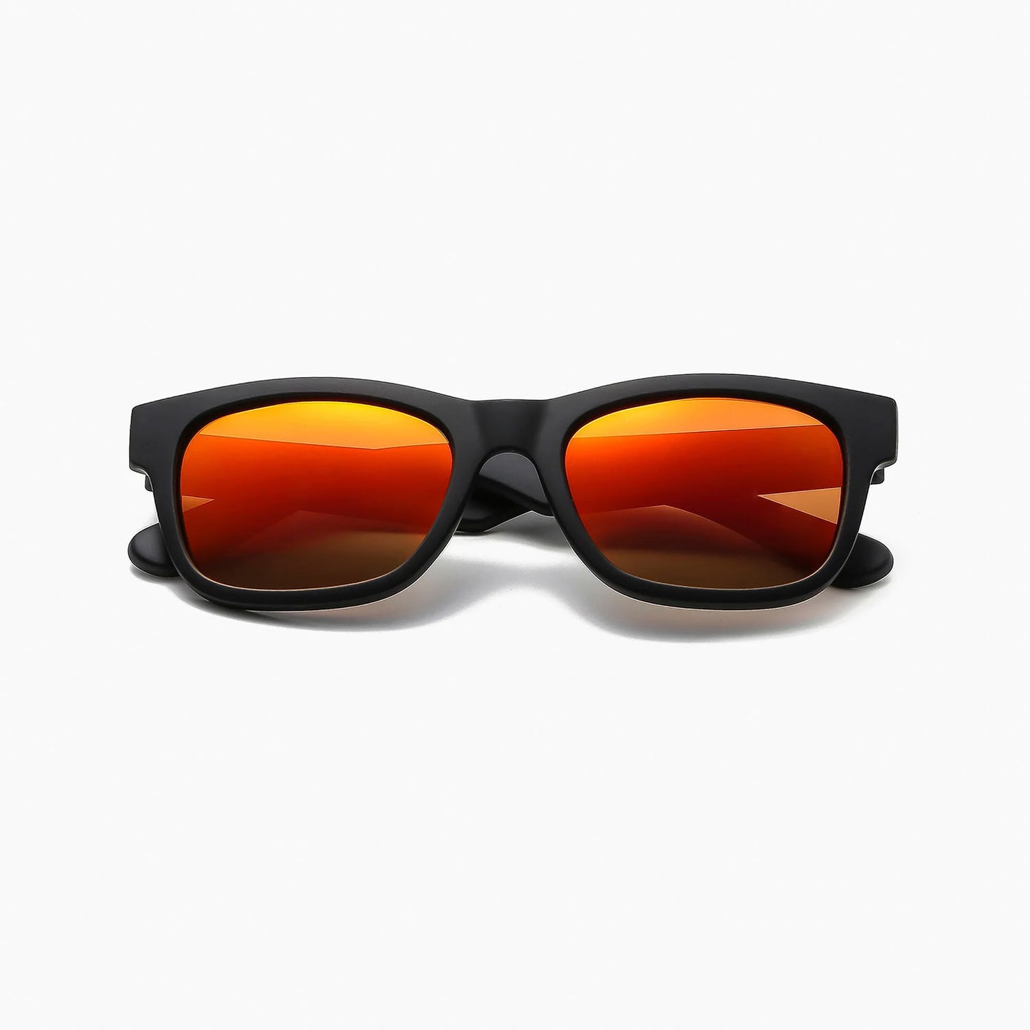 Ritual Vision Bad Habit Polarised Sunglasses - Matte Black / Orange Reflective