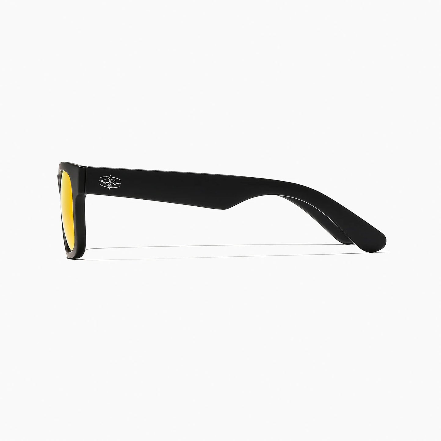 Ritual Vision Bad Habit Polarised Sunglasses - Matte Black / Orange Reflective