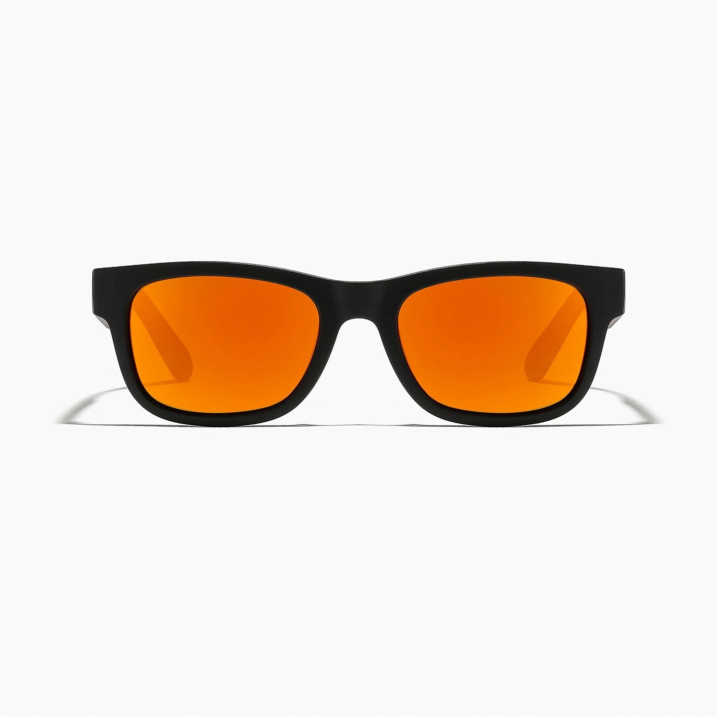 Ritual Vision Bad Habit Polarised Sunglasses in Matte Black / Orange Reflective