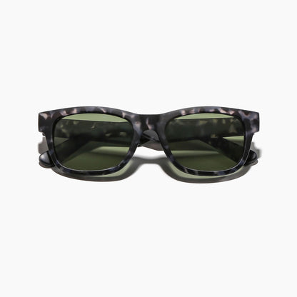 Ritual Vision Bad Habit Polarised Sunglasses - Matte Smokey Tortoise / Green