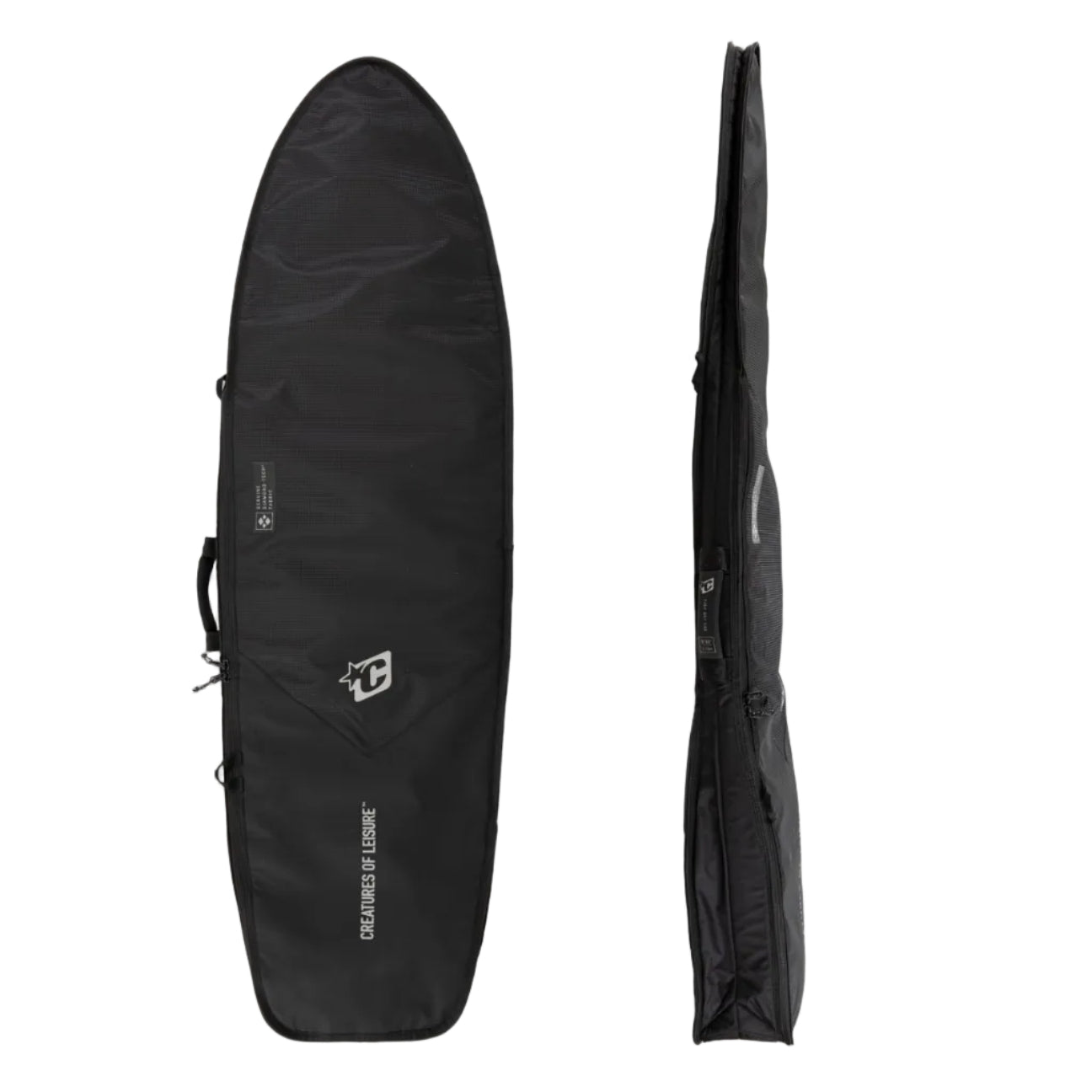 Creatures Of Leisure Fish Day Use DT2.0 Board Bag - Black Silver
