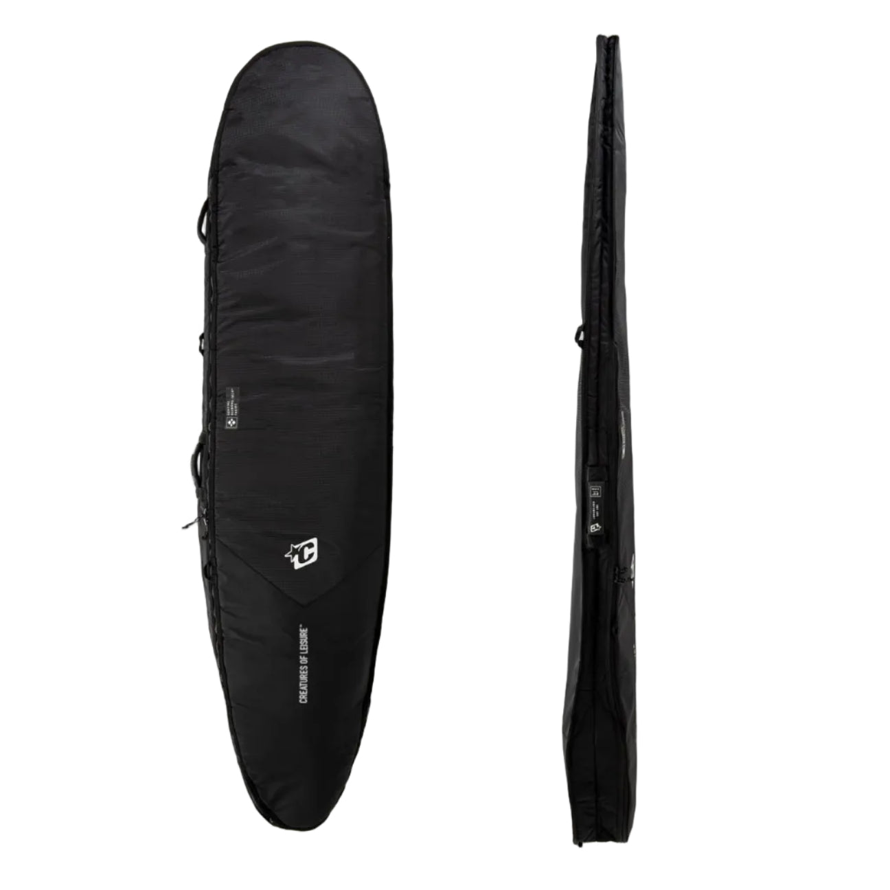 Creatures Of Leisure Longboard Day Use DT2.0 Board Bag - Black Silver