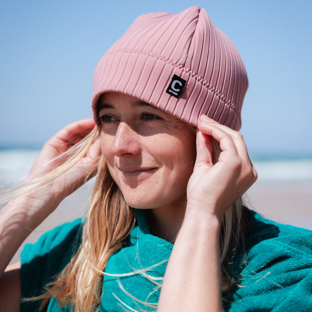 C-Skins Storm Chaser 2mm Beanie - Mesa Rose