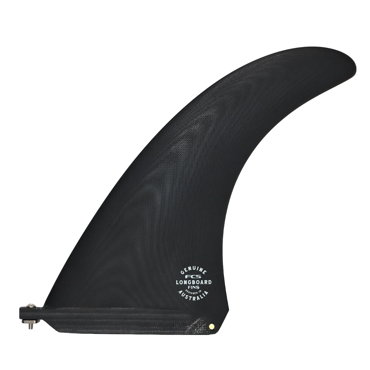 FCS Connect Screw & Plate PG Longboard Fin - Washed Black