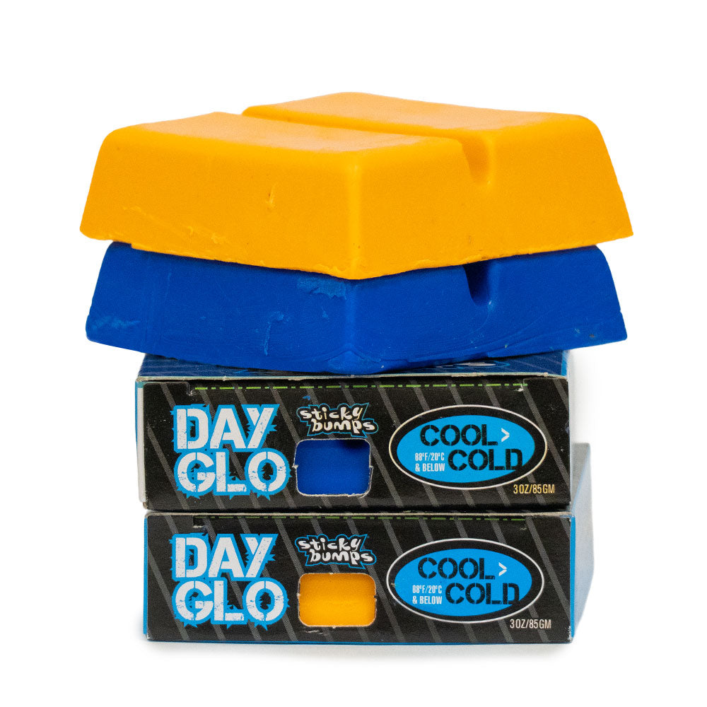 Sticky Bumps Day Glo  Surf Wax - Cool/Cold