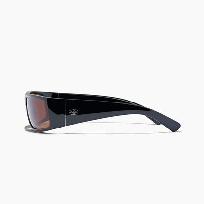 Ritual Vision Doomsday Machine Polarised Sunglasses - Polished Black / Bronze