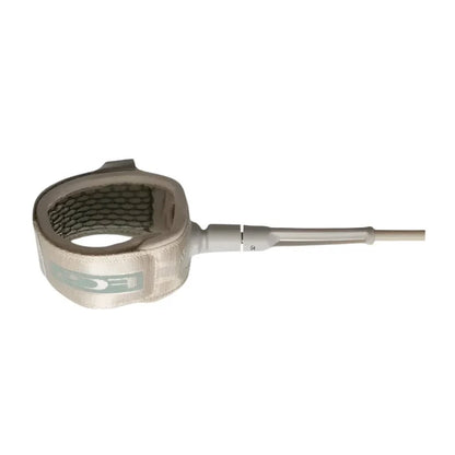 FCS All Round 9ft Essential Longboard Leash - Warm Grey/Iceberg