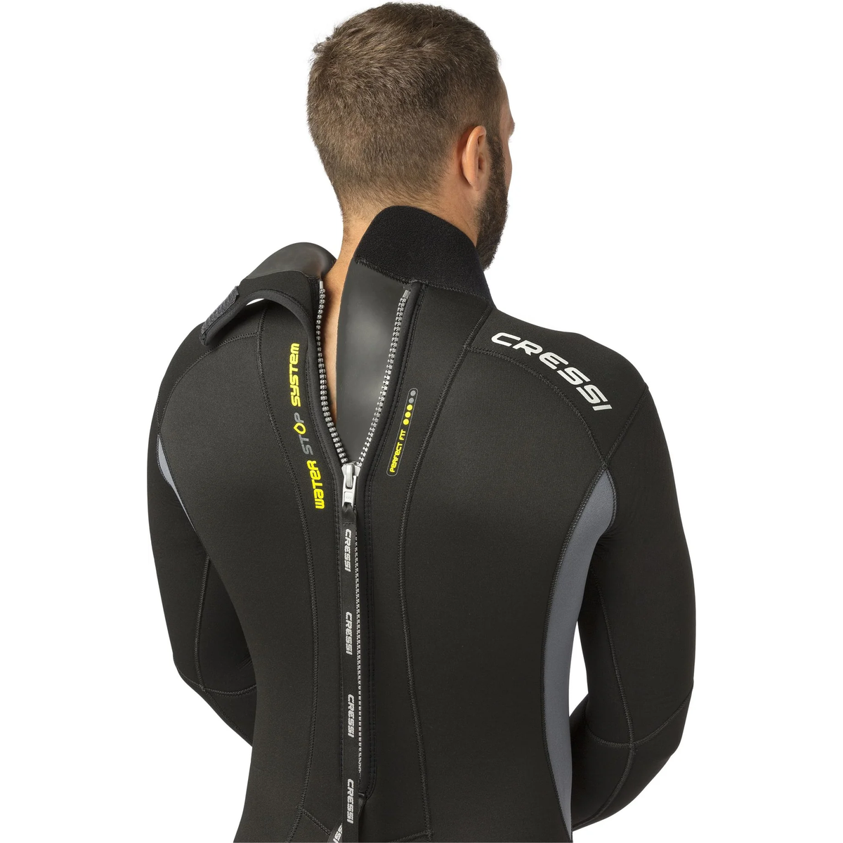 Cressi Fast Man Monopiece 5mm Dive Wetsuit - Black
