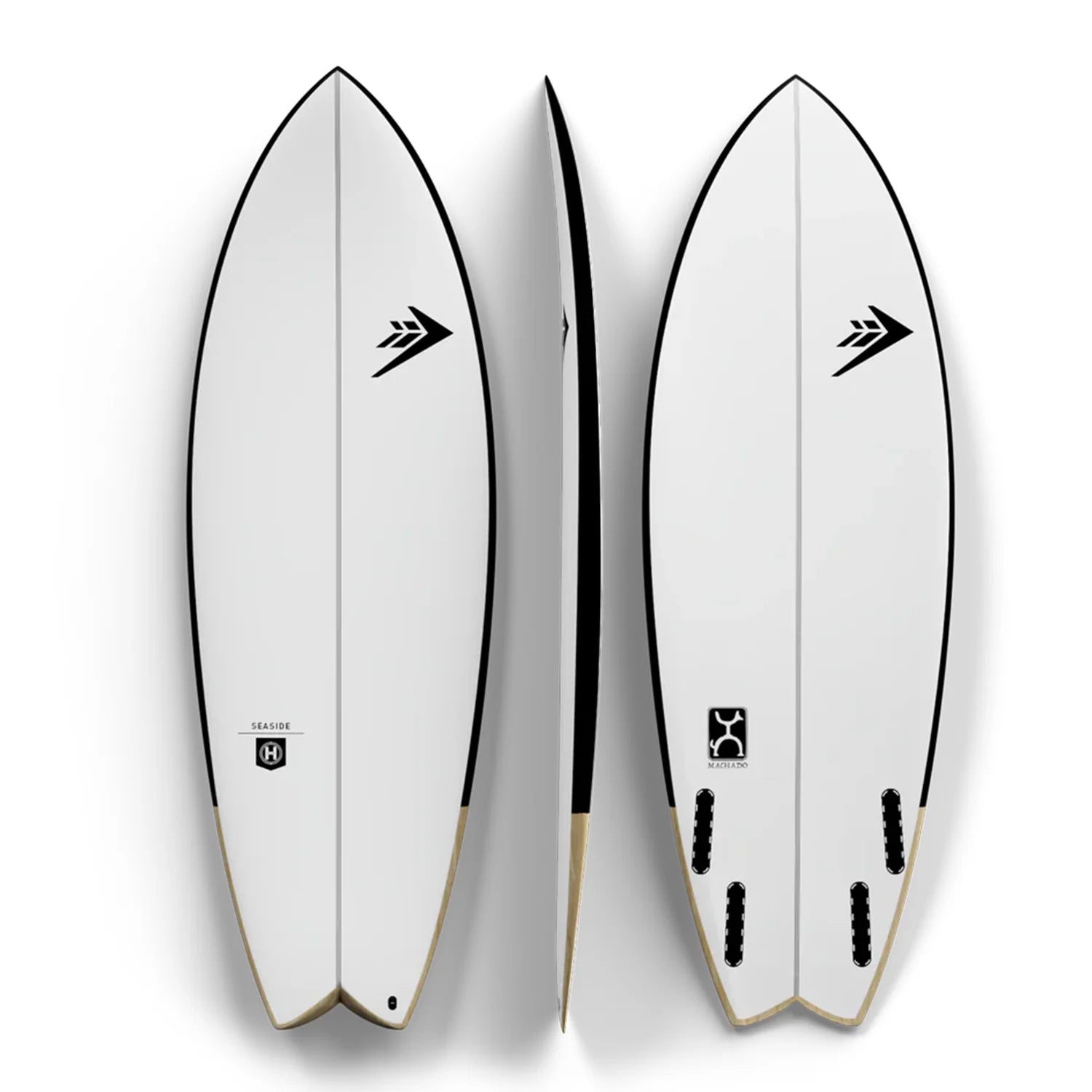Firewire Seaside Helium Futures Surfboard - White
