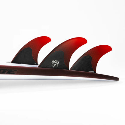 Futures Mayhem 3.0 Large Thruster Fins - Red