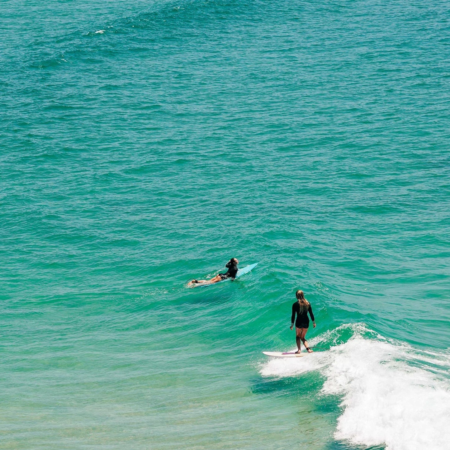 Ocean and Earth Happy Hour Epoxy 6ft6 Soft Surfboard - Sky Blue