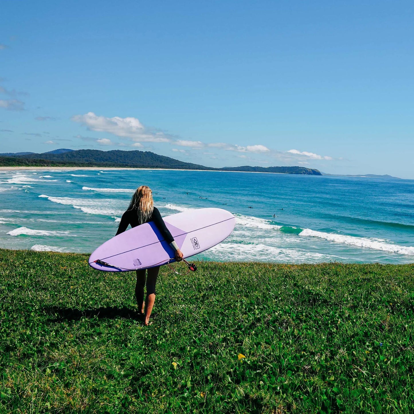 Ocean and Earth Happy Hour 7'0" Epoxy Softboard - Violet