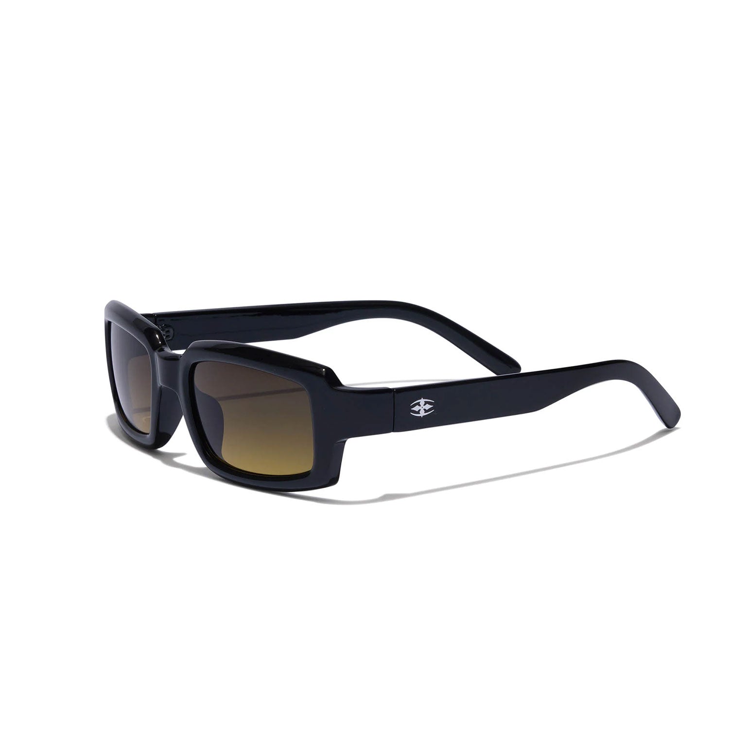 Ritual Vision Interceptor Sunglasses - Polished Black / Amber Fade