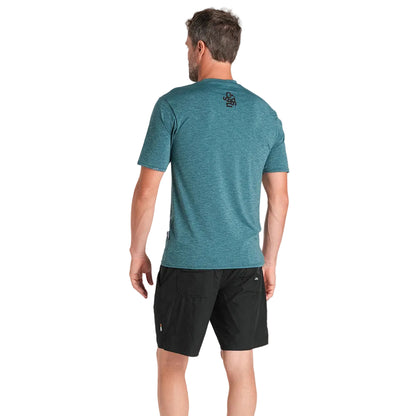 C-Skins NuWave UV Mens Short Sleeve Surf Tee - Forest Green