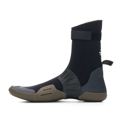 C-Skins NuWave 5mm Adult Round Toe Boots - Black / Charcoal