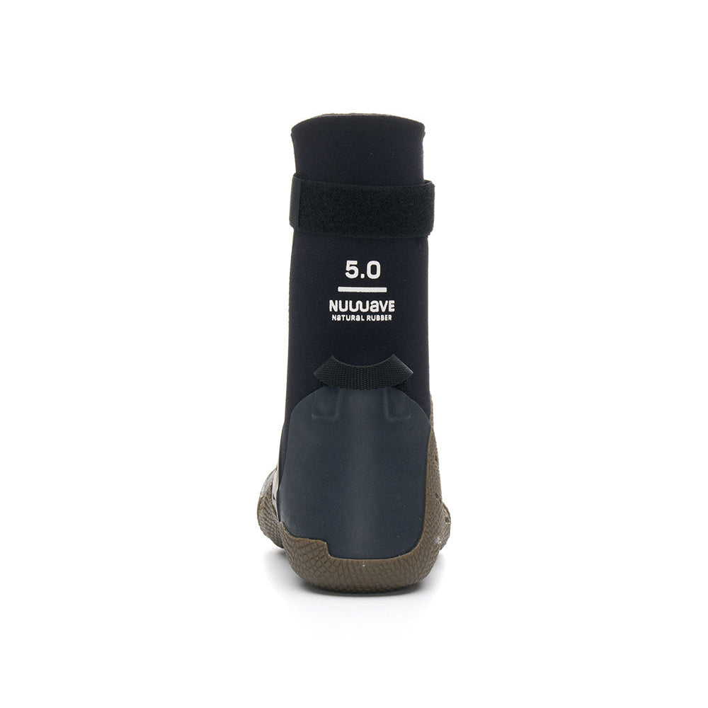 C-Skins NuWave 5mm Adult Round Toe Boots - Black / Charcoal