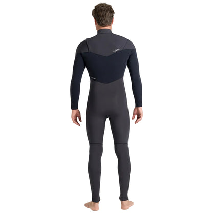 C-Skins NuWave ReWired 4/3mm Mens GBS Chest Zip Wetsuit 2026 - Meteor / Black / Lime