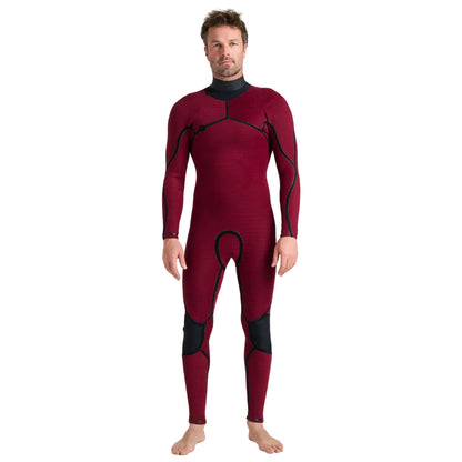 C-Skins NuWave ReWired 4/3mm Mens GBS Chest Zip Wetsuit 2026 - Meteor / Black / Lime