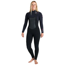 C-Skins NuWave ReWired 5/4mm Womens GBS Chest Zip Winter Wetsuit in Black / Rose