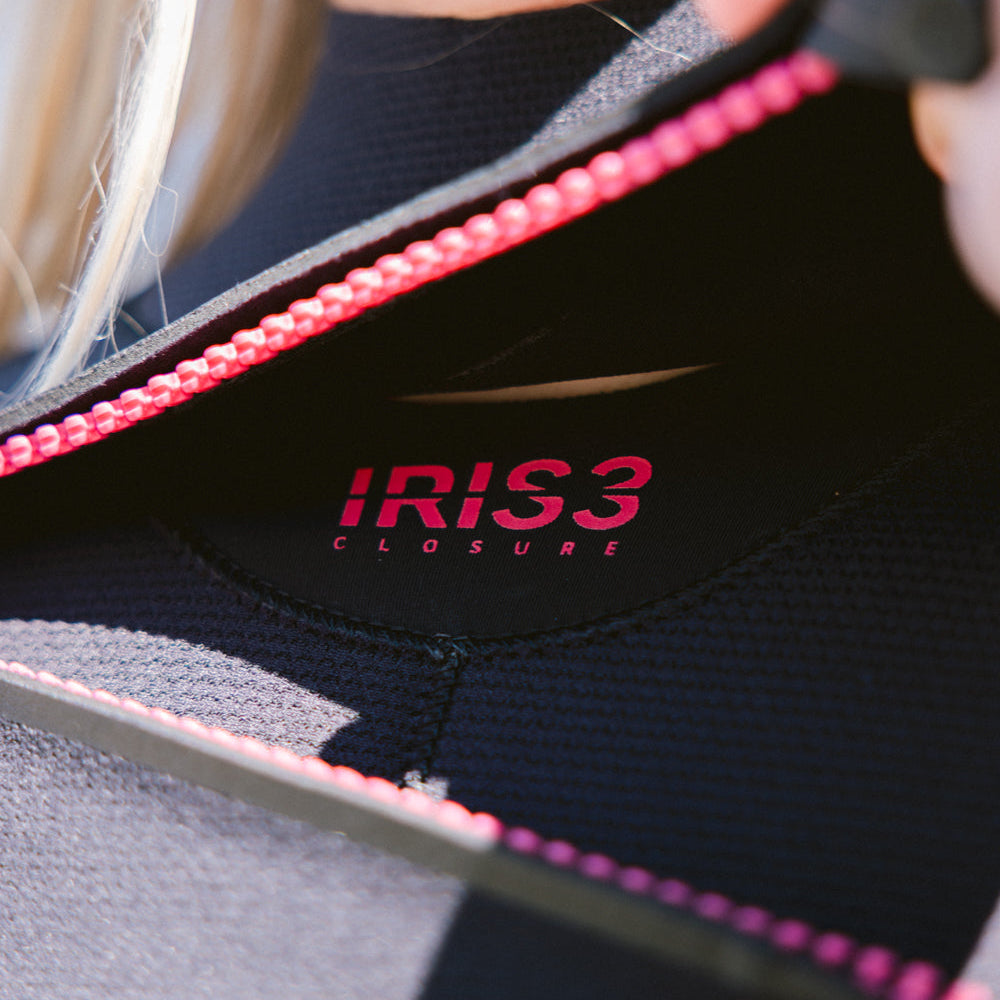 C-Skins NuWave ReWired 5/4mm Womens GBS Chest Zip Winter Wetsuit 2026 - Black / Rose
