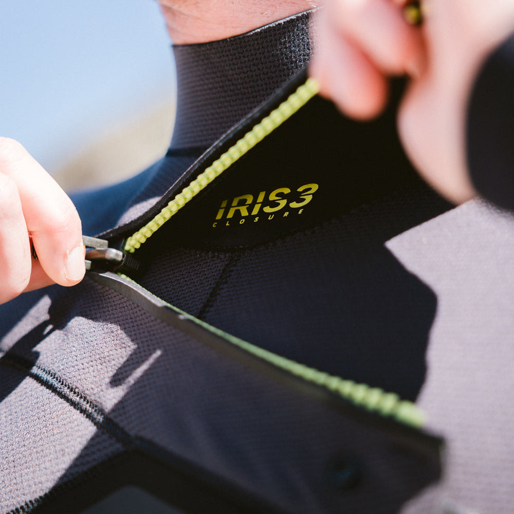 C-Skins NuWave ReWired 5/4mm Mens GBS Chest Zip Steamer 2026 - Black/Meteor/Lime