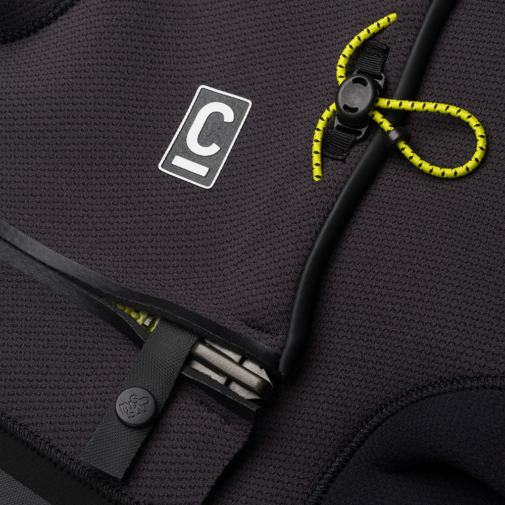 C-Skins NuWave ReWired 5/4mm Mens GBS Chest Zip Steamer 2026 - Black/Meteor/Lime