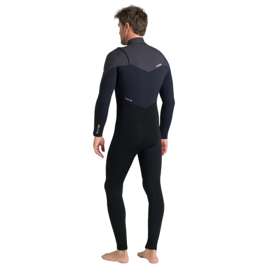 C-Skins NuWave ReWired 5/4mm Mens GBS Chest Zip Steamer 2026 - Black/Meteor/Lime
