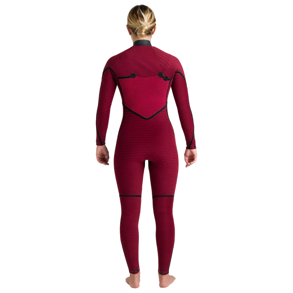 C-Skins NuWave ReWired 5/4mm Womens GBS Chest Zip Winter Wetsuit 2026 - Black / Rose