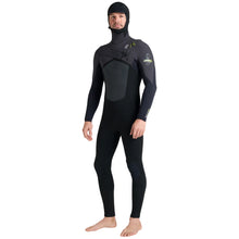 C-Skins NuWave ReWired 5/4mm Mens GBS Hooded Winter Wetsuit 2026 - Black / Meteor / Lime