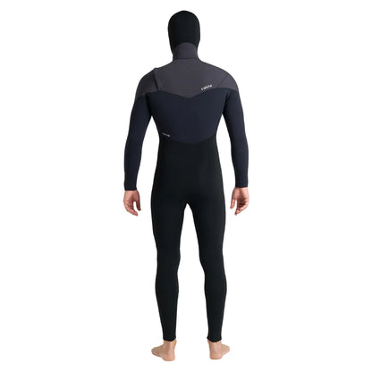 C-Skins NuWave ReWired 5/4mm Mens GBS Hooded Winter Wetsuit 2026 - Black / Meteor / Lime