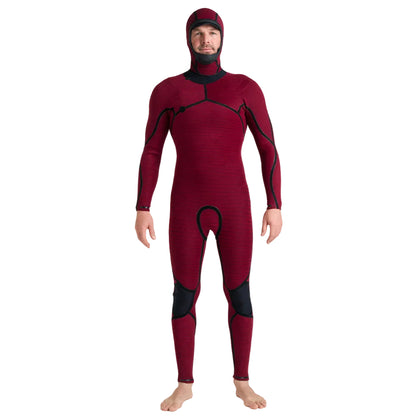 C-Skins NuWave ReWired 5/4mm Mens GBS Hooded Winter Wetsuit 2026 - Black / Meteor / Lime
