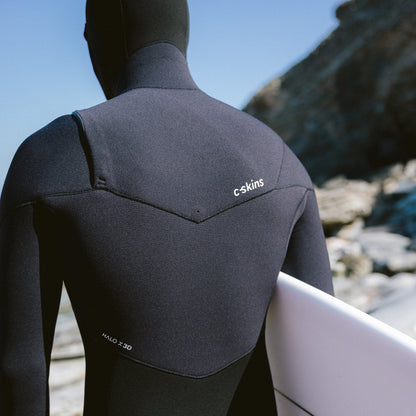 C-Skins NuWave ReWired 6/5mm Mens GBS Hooded Winter Wetsuit 2026 - Black / Lime