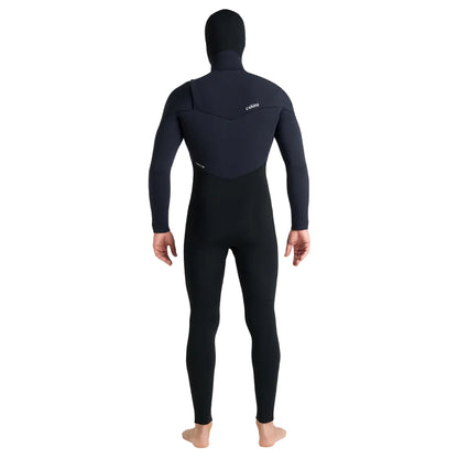 C-Skins NuWave ReWired 6/5mm Mens GBS Hooded Winter Wetsuit 2026 - Black / Lime