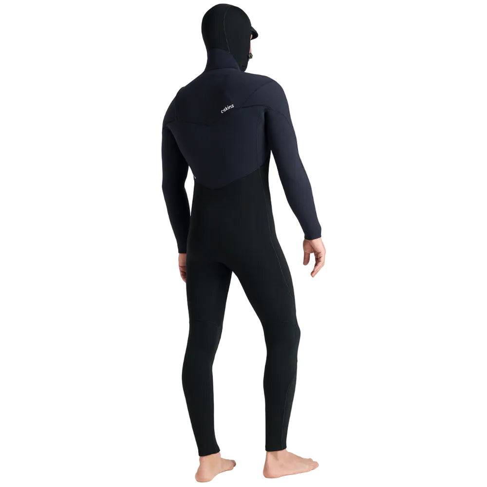 C-Skins NuWave ReWired 6/5mm Mens GBS Hooded Winter Wetsuit 2026 - Black / Lime