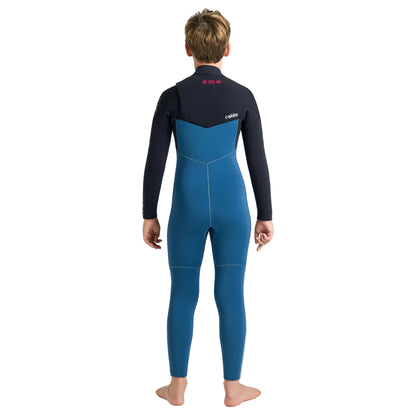 C-Skins NuWave Session 5/4mm Junior GBS Chest Zip Winter Wetsuit 2026 - Legion Blue / Black / Red