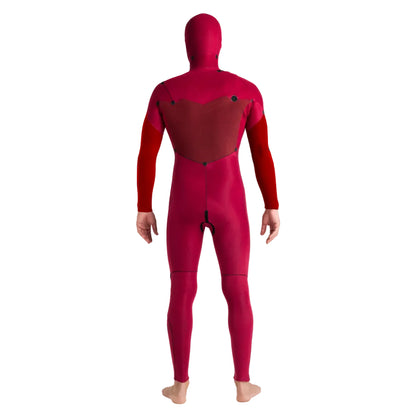 C-Skins NuWave Session 5/4/3mm Mens GBS Hooded Winter Wetsuit 2026 - Black / Red