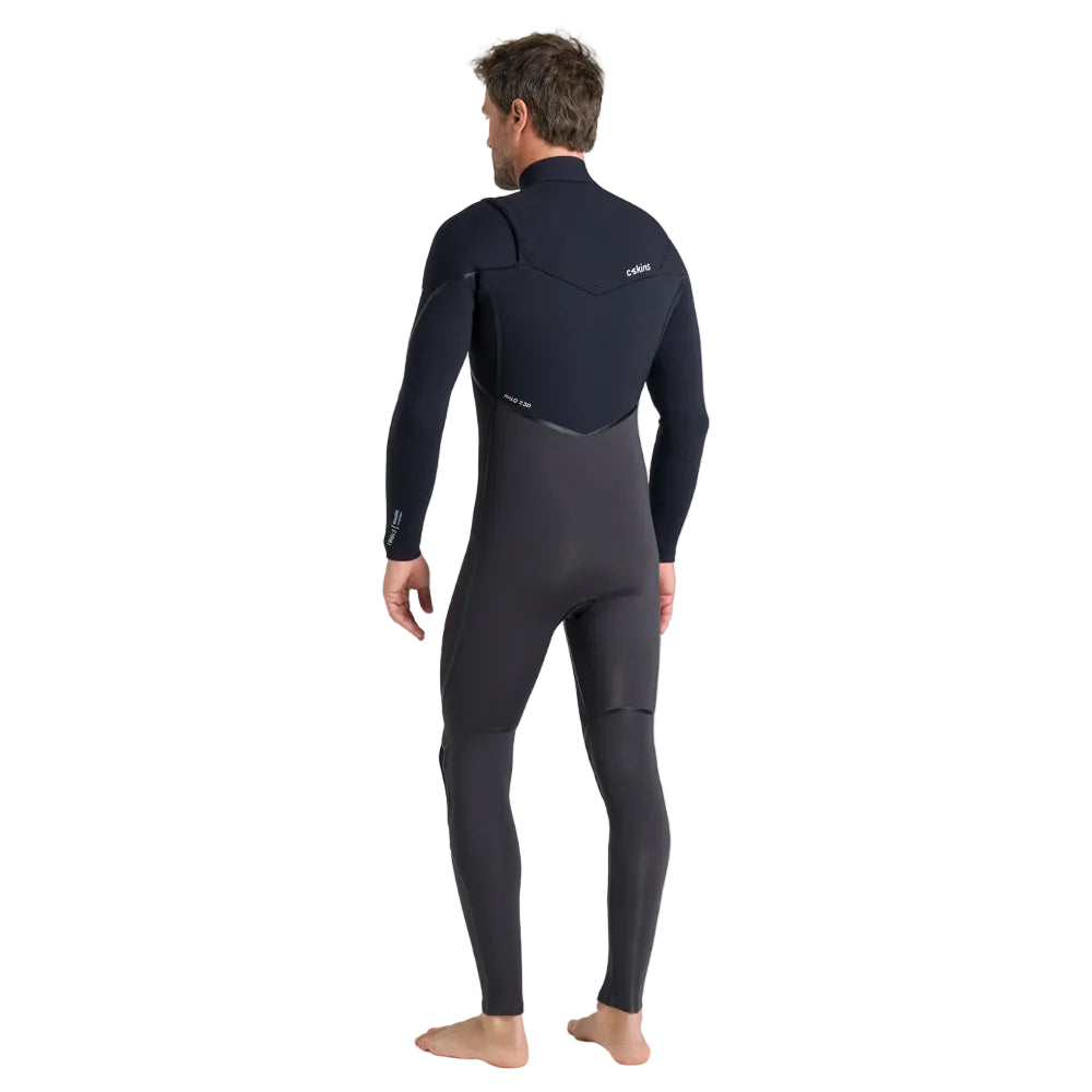 C-Skins NuWave Wired 4/3mm Mens LQS Chest Zip Wetsuit 2026 - Meteor / Black / Blue
