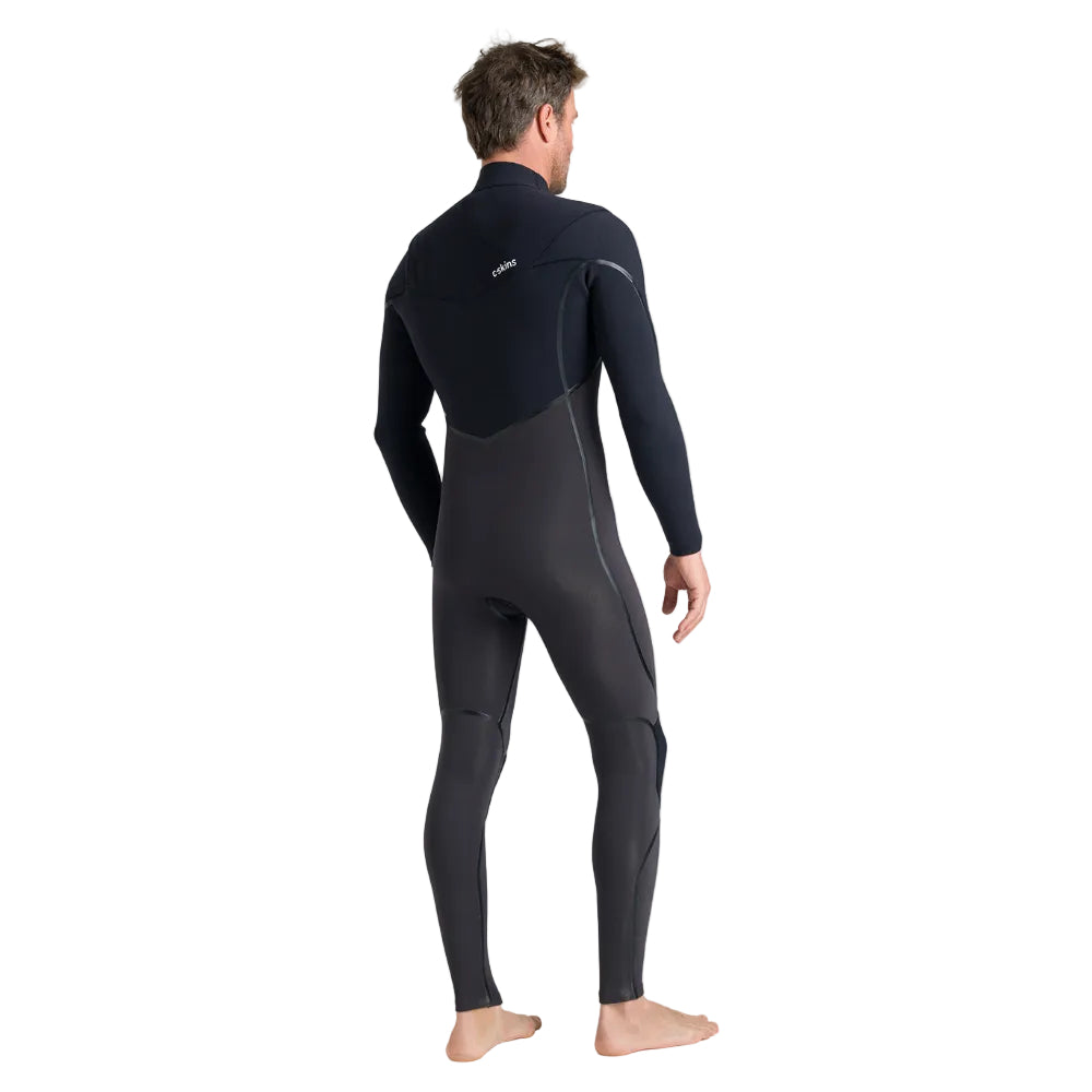 C-Skins NuWave Wired 4/3mm Mens LQS Chest Zip Wetsuit 2026 - Meteor / Black / Blue