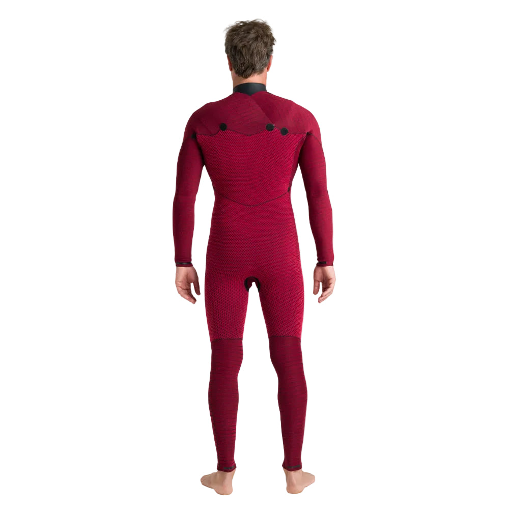 C-Skins NuWave Wired 5/4mm Mens LQS Chest Zip Winter Wetsuit 2026 - Black / Meteor / Blue
