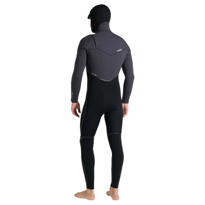 C-Skins NuWave Wired 5/4mm Mens LQS Hooded Winter Wetsuit 2026 - Black / Meteor / Blue