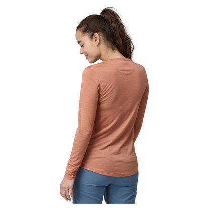 Patagonia Women's Long Sleeved Capilene Cool Merino Shirt - Terra Pink - Buy online today