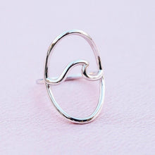 Pura Vida Silver Large Wave Ring