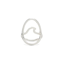 Pura Vida Silver Large Wave Ring