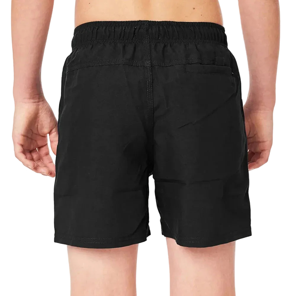 Rip Curl Offset Boys Volley Shorts - Black