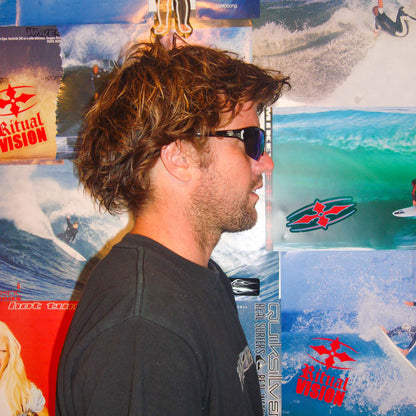 Ritual Vision Break & Enter Sunglasses – Polished Black / Reflective Blue