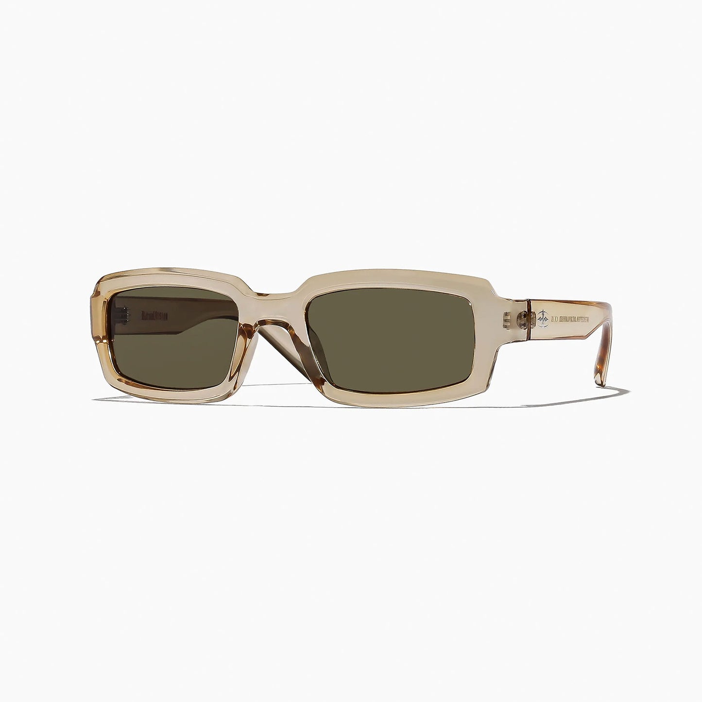 Ritual Vision Interceptor Polarised Sunglasses - Stone Crystal / Olive