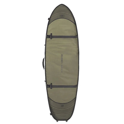 Ocean & Earth Hypa 10mm Fish / Short Wheeled 3 Board Bag - Black