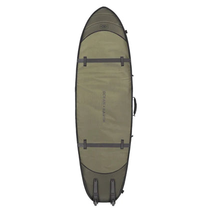 Ocean & Earth Hypa 10mm Fish / Short Wheeled 3 Board Bag - Black