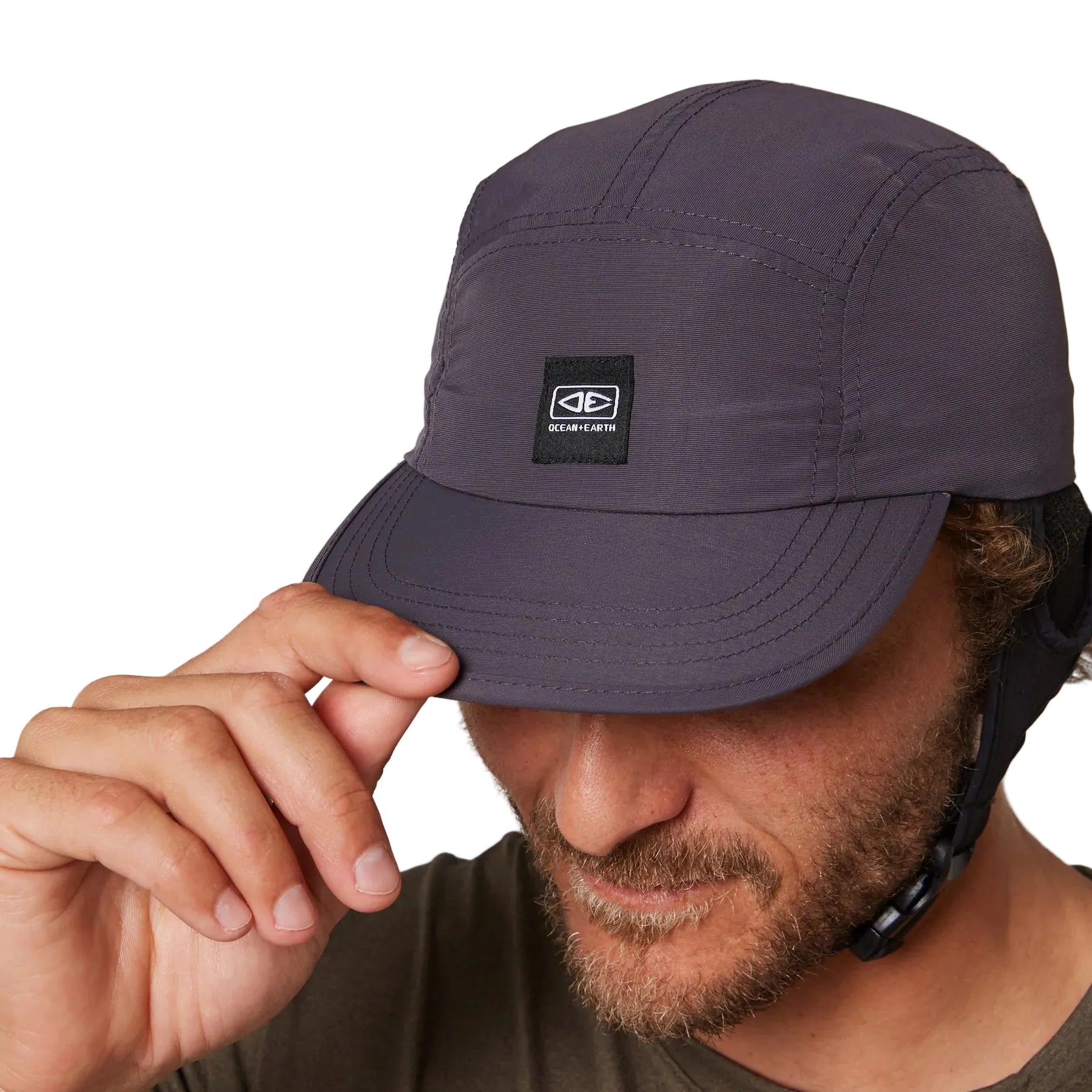 Ocean & Earth Indo 5 Panel Surf Cap - Charcoal
