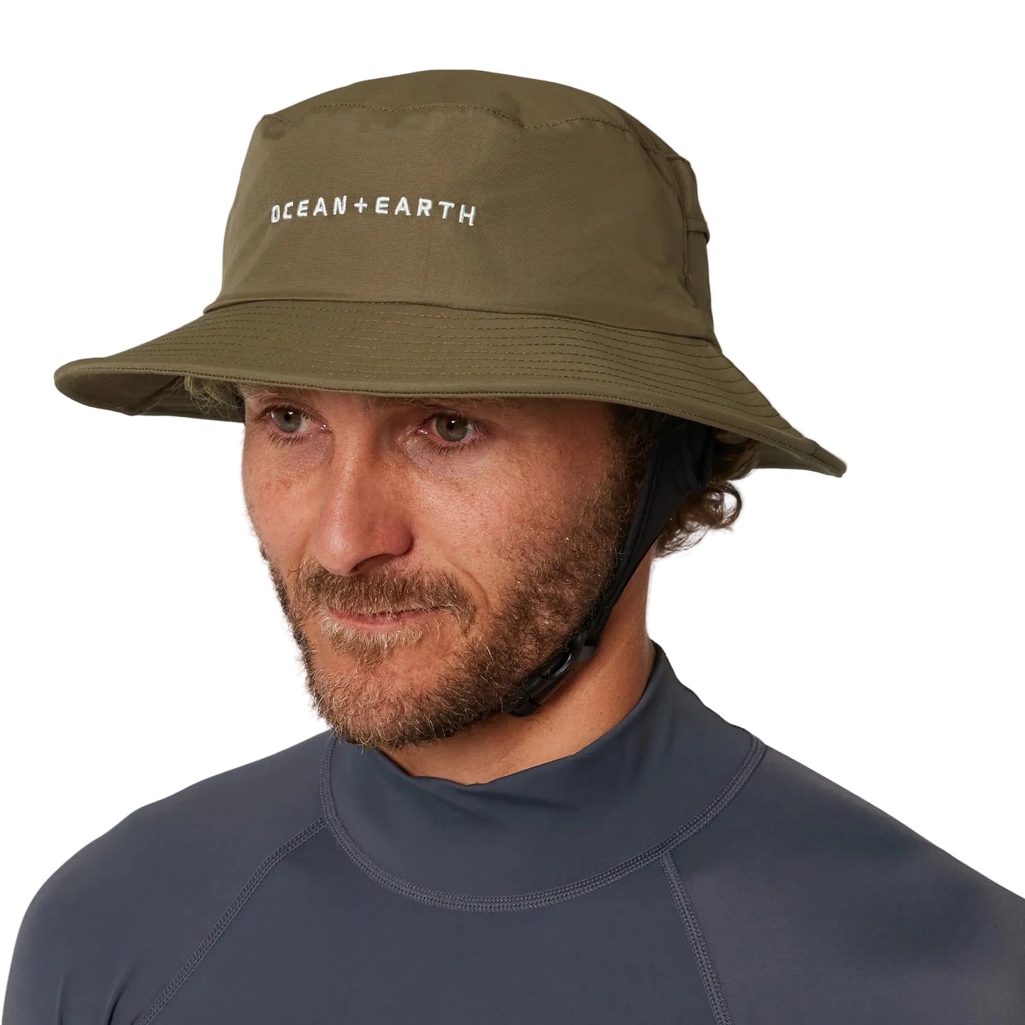 Ocean & Earth Bingin Surf Hat Soft Peak - Olive